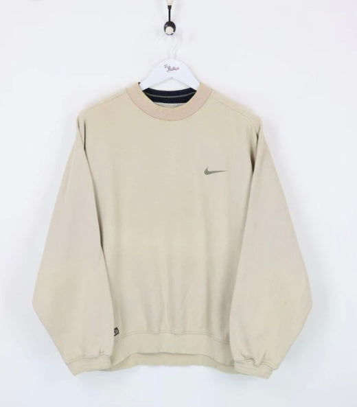 Beige Crewneck Sweatshirt