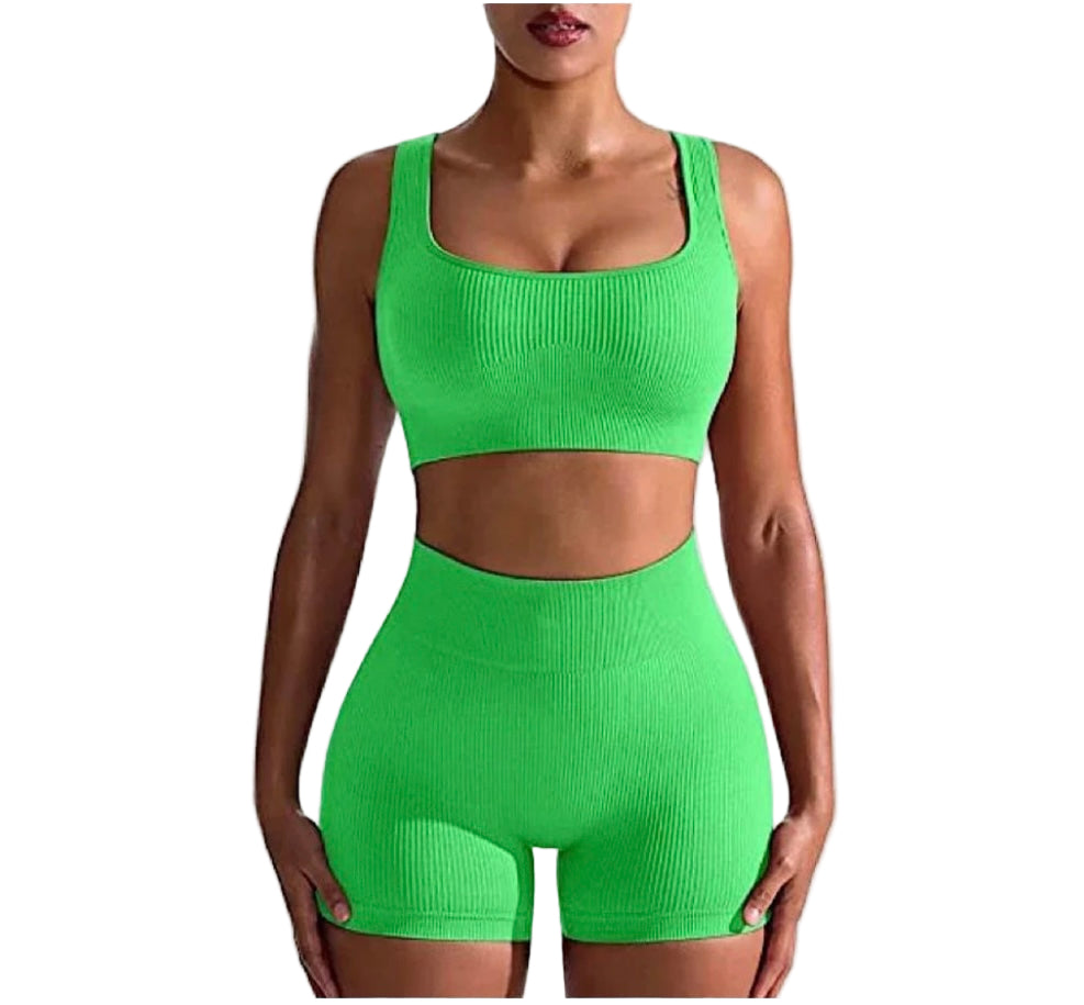 Two Piece Women Clothing Activewear Gym Yoga Sets